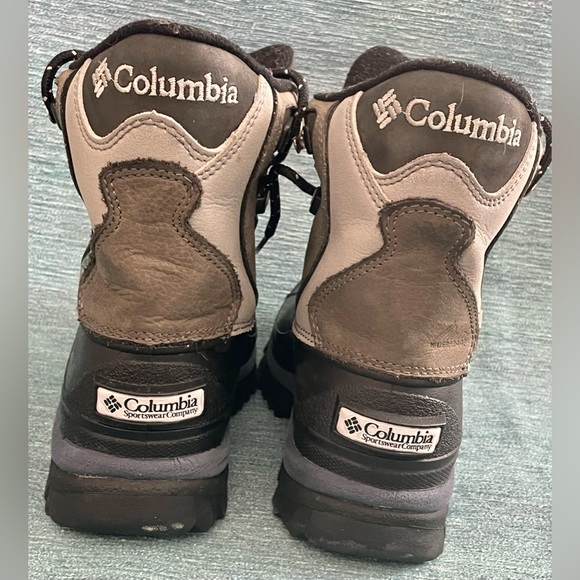 Columbia Gray Insulated Omnitech Waterproof Nisqually Winter Boot Size 6.5 - Picture 4 of 16